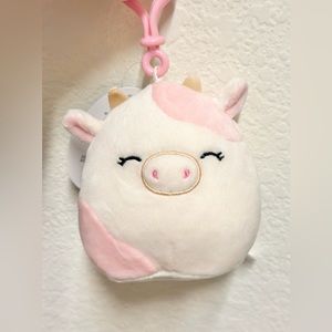 Squishmallow CAEDYN the COW 3” Clip